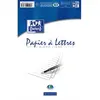Image de Bloc de 50 feuilles de papier à lettres Oxford - 80g - ligné - 14,8x21 cm