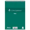 Image de Conquerant Bloc notes à spirale Sténo A5 14,8 x 21 cm - 60g - Blanc uni - 180 pages