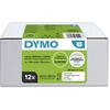 Image de Dymo Étiquettes d'adresse larges 2093093 LabelWriter - 36 x 89 mm - Boîte de 12 rouleaux de 260 étiquettes