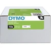 Image de Dymo Ruban D1 2093098 pour étiqueteuse - 19 mm x 7 m - Noir sur Blanc - Boîte de 10 rubans