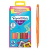 Image de Stylo feutre à capuchon Paper Mate Flair Original pointe moyenne 0,7 mm - Pochette 16 couleurs Rétro