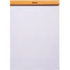 Image de Rhodia Bloc notes agrafé orange A4 21 x 29,7 cm - 80g - Petits carreaux 5x5 - 160 pages