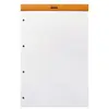 Image de Bloc Rhodia - 80 g - 80 feuilles A4 détachables - petits carreaux - perforation 4 trous
