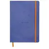 Image de Carnet souple Rhodia Rhodiarama A5 -14,8 x 21 cm 160 pages lignées 90 g/m² - Couverture Saphir avec élastique