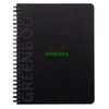 Image de Rhodia Cahier à spirale Rhodiactive Greenbook A5+ 16 x 21 cm - 90g - Perforé 6 trous - Petits carreaux 5x5 - 160 pages