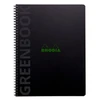Image de Rhodia Cahier à spirale Rhodiactive Greenbook A4+ 22,5 x 29,7 cm - 90g - Perforé 4 trous - Ligné - 160 pages