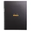 Image de Cahier Rhodiactive Notebook Clairefontaine - A4+ - spirales - couverture rembordée semi-rigide - 90 g/m2 - 160 pages - ligné margé cadré