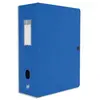 Image de Boîte de classement Memphis en polypropylène 7/10e - 24 x 32 cm - dos 10 cm - bleu