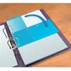 Image de Jeu d'intercalaires rectangulaire Duo - Horizontal ou vertical - paquet de 60 -bleu - paquet 60 unités