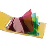 Image de Jeu d'intercalaires pour fiches bristol 4 positions à onglets format 14.8x21 cm en PVC 15/100e