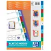 Image de Intercalaires numériques mensuels Elba - polypropylène - A4 - 12 positions - coloris assortis
