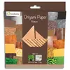 Image de Paquets de 60 feuilles d'origami imprimées 20*20 cm sur le thème de la nature.