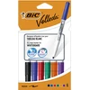 Image de BIC Velleda 1741 Feutres pour Tableau Blanc Effaçables à Sec, Pointe Conique Moyenne 1,4 mm - Marqueurs Couleurs Assorties - Pochette de 6