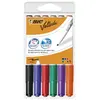 Image de Velleda 1741 Marqueur effaçable tableau blanc pointe ogive 1,4 mm - Pochette 6 couleurs (noir, bleu, rouge, vert, violet, orange) (paquet 6 unités)