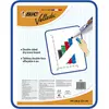 Image de BIC Velleda Ardoise double face effaçable à sec - L.44 x H.55 cm - Cadre Bleu