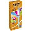 Image de BIC 4 couleurs Fun Stylo bille rétractable pointe moyenne 1 mm - Corps Turquoise