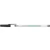 Image de Stylo bille Bic Ecolutions Round Stic - pointe moyenne - 1 mm - corps blanc - encre noire