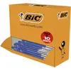 Image de BIC M10 Original Stylo bille rétractable - pointe moyenne 1 mm - Bleu - Pack de 90 + 10 OFFERTS