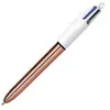 Image de Stylo-bille Bic 4 couleurs - or rose