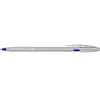 Image de Stylo bille rechargeable à capuchon Bic Cristal Renew - pointe moyenne 1 mm + 2 recharges - bleu