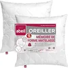 Image de ABEIL Lot de 2 Oreillers à mémoire de forme matelassés- 60x60 cm - Blanc en occasion ou reconditionné