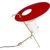Image de SAMMODE STUDIO - Lampe de table G24 - Rouge - Laiton - Designer Pierre Guariche