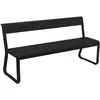 Image de Fermob - Banc avec dossier Bellevie - Noir - Aluminium - Designer Pagnon & Pelhaître