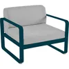 Image de Fermob - Fauteuil rembourré Bellevie - Gris - Tissu acrylique - Designer Pagnon & Pelhaître