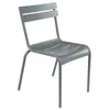 Image de Fermob - Chaise empilable Luxembourg - Gris - Aluminium laqué - Designer Frédéric Sofia