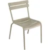 Image de Fermob - Chaise empilable Luxembourg - Beige - Aluminium laqué - Designer Frédéric Sofia