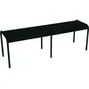 Image de Fermob - Banc Luxembourg - Noir - Aluminium laqué - Designer Frédéric Sofia