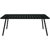 Image de Fermob - Table rectangulaire Luxembourg - Noir - Aluminium laqué - Designer Frédéric Sofia