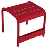 Image de Fermob - Table d'appoint Luxembourg - Rouge - Aluminium laqué - Designer Frédéric Sofia