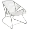 Image de Fermob - Fauteuil bas Sixties - Blanc - Résine polymère - Designer Frédéric Sofia
