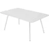 Image de Fermob - Table rectangulaire Luxembourg - Blanc - Aluminium laqué - Designer Frédéric Sofia