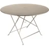 Image de Fermob - Table ronde Bistro - Beige - Acier peint