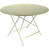 Image de Fermob - Table ronde Bistro - Vert - Acier peint - Designer Frédéric Sofia