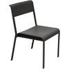 Image de Fermob - Chaise empilable Bellevie - Noir - Aluminium laqué - Designer Pagnon & Pelhaître