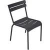 Image de Fermob - Chaise empilable Luxembourg - Gris - Aluminium laqué - Designer Frédéric Sofia