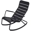 Image de Fermob - Rocking chair Luxembourg - Gris - Aluminium laqué - Designer Frédéric Sofia