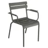Image de Fermob - Fauteuil empilable Luxembourg - Vert - Aluminium laqué - Designer Frédéric Sofia