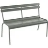Image de Fermob - Banc avec dossier Luxembourg - Vert - Aluminium laqué - Designer Frédéric Sofia