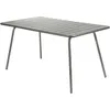 Image de Fermob - Table rectangulaire Luxembourg - Vert - Aluminium laqué - Designer Frédéric Sofia