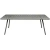 Image de Fermob - Table rectangulaire Luxembourg - Vert - Aluminium laqué - Designer Frédéric Sofia
