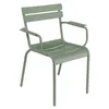 Image de Fermob - Fauteuil empilable Luxembourg - Vert - Aluminium laqué - Designer Frédéric Sofia