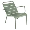 Image de Fermob - Fauteuil bas Luxembourg - Vert - Aluminium laqué - Designer Frédéric Sofia