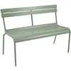 Image de Fermob - Banc avec dossier Luxembourg - Vert - Aluminium laqué - Designer Frédéric Sofia