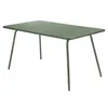 Image de Fermob - Table rectangulaire Luxembourg - Vert - Aluminium laqué - Designer Frédéric Sofia
