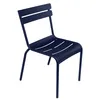 Image de Fermob - Chaise empilable Luxembourg - Bleu - Aluminium laqué - Designer Frédéric Sofia