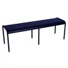 Image de Fermob - Banc Luxembourg - Bleu - Aluminium laqué - Designer Frédéric Sofia